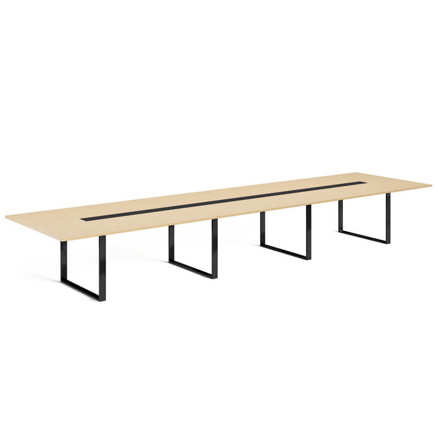 101 912 Стол д/перегов L536  Profoffice Exe (Дуб светлый/Чёрный)