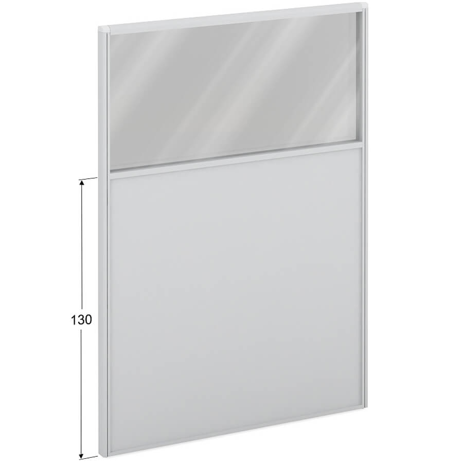 ПК-ЛГ-МДК200х140/130С/Д Модуль комбинированный ФЕЛИКС (Стекло+серый)