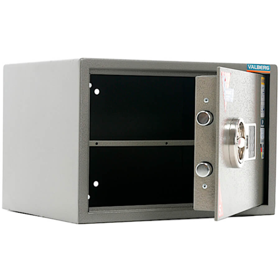ASM 30 EL Мебельный сейф VALBERG, электронный кодовый (Оттенок коричневого с эффектом молотковой эмали)