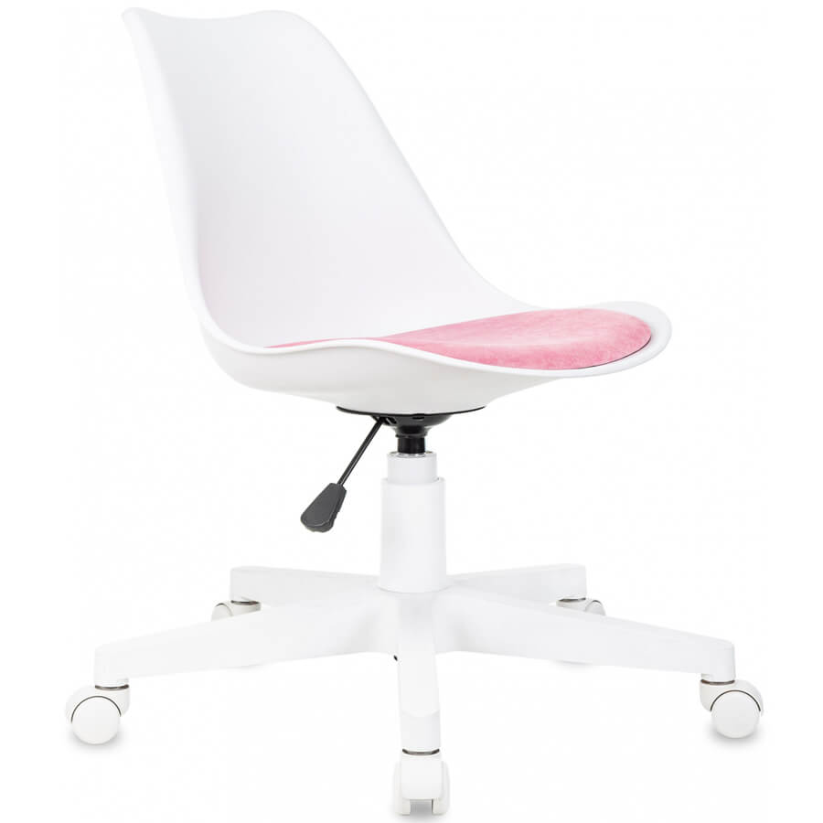 CH-W333 Кресло для персонала  Бюрократ, обивка ткань (Розовый Velvet 36)