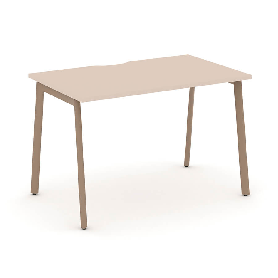 ES.SP-2-VP Стол письменный RIVA Estetica (Капучино/Металл Латте)