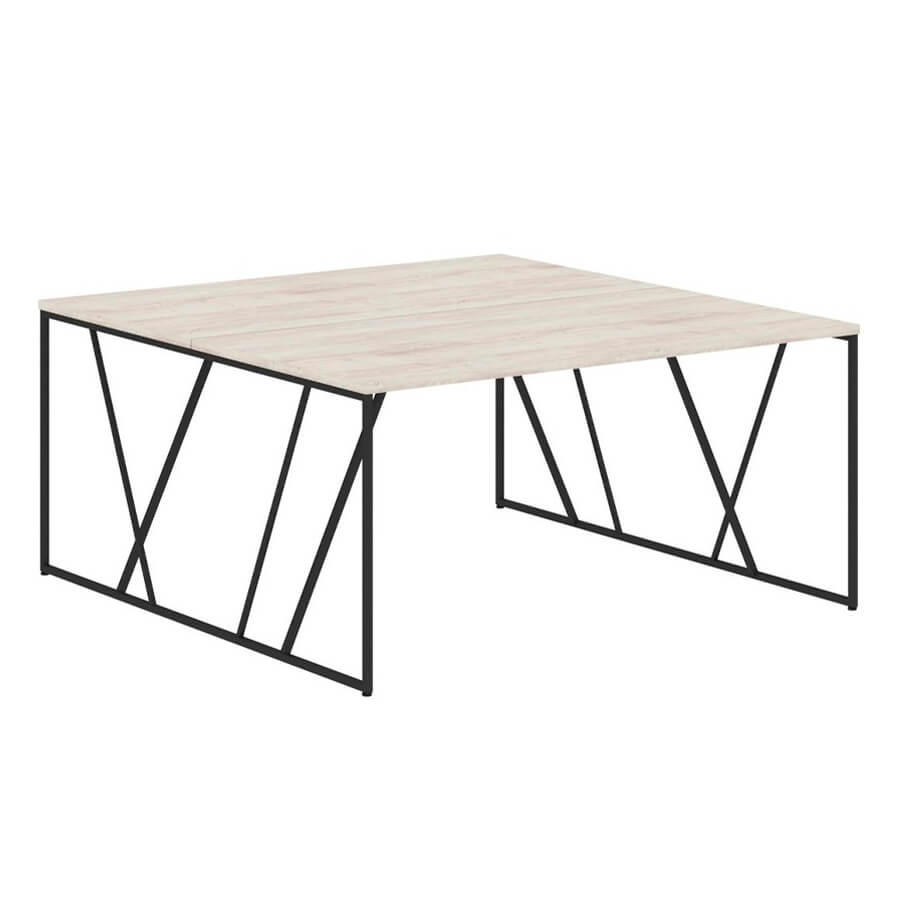 LWST 1516 Столы двойные SKYLAND LOFTIS (Сосна эдмонт/черный)