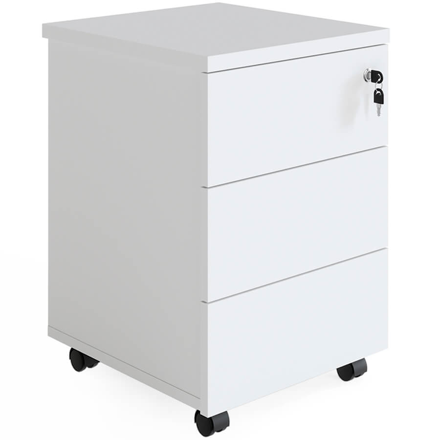 R-31 Тумба мобильная Мебель Стиль Rio (Белый)