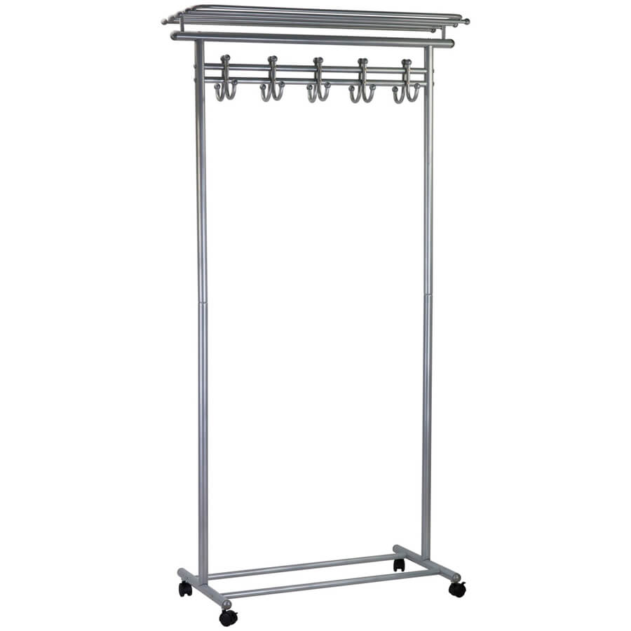 М 9 с крючками Вешалка общественная Мебелик (Металлик)