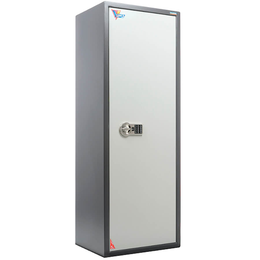 ASM 165T EL ГРАФИТ Мебельный сейф VALBERG, электронный кодовый (Корпус — графит (RAL 7024), дверь — светло–серая (RAL 7038))