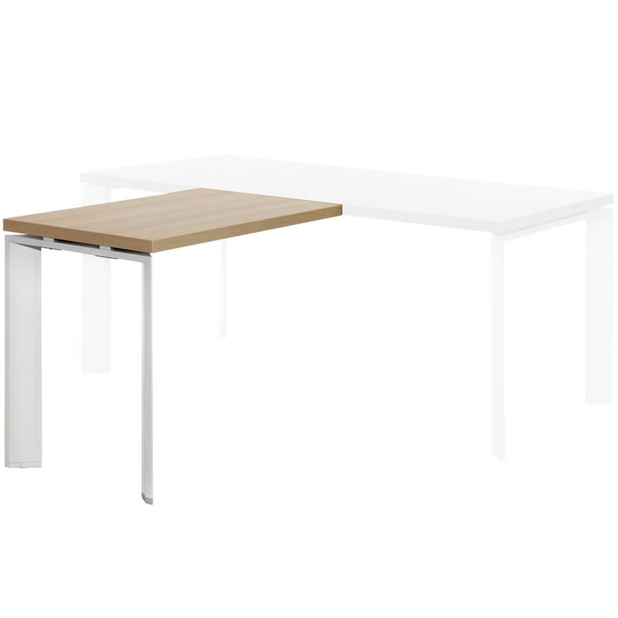 FEE100 Приставка 100x60 Profoffice Fermo Metal (Дуб DH светлый)