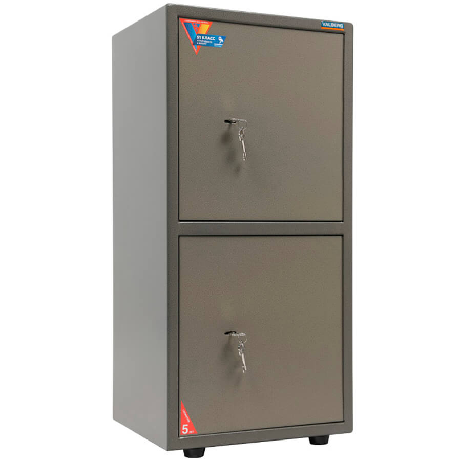 ASM 90/2 Мебельный сейф VALBERG, два ключевых (Оттенок коричневого с эффектом молотковой эмали)