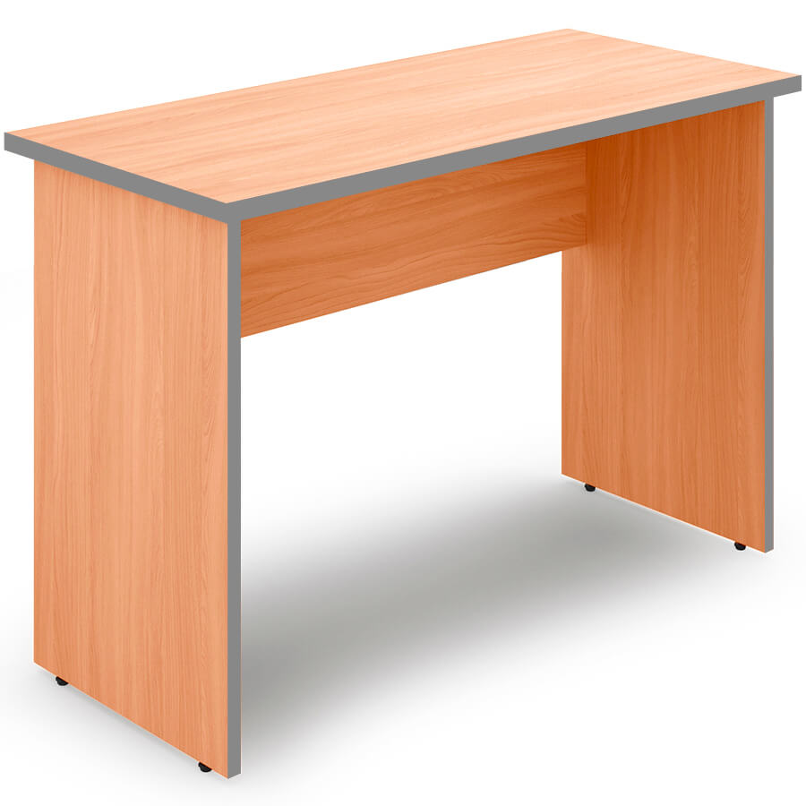 А-6 Стол прямой Мебель Стиль Агат (Ольха (кромка: тёмно-серый))