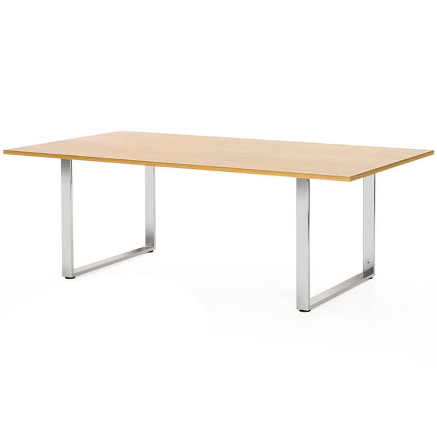 101 901 07 Стол переговоров Profoffice Exe (Дуб светлый/Хром)