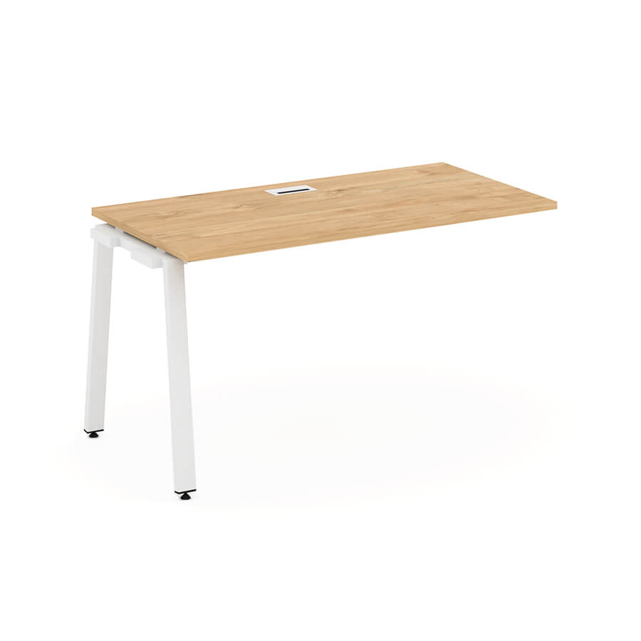 SN-6A.ONRS-012 Проходной наборный элемент RIVA Style Project (Тиквуд Светлый/Металл Белый)