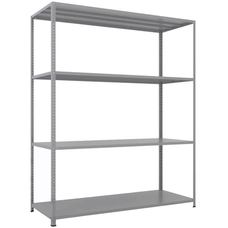 MS-185x150x60 NEW Металлический стеллаж ПРОМЕТ, 4 (Серый полуматовый (RAL 7038))