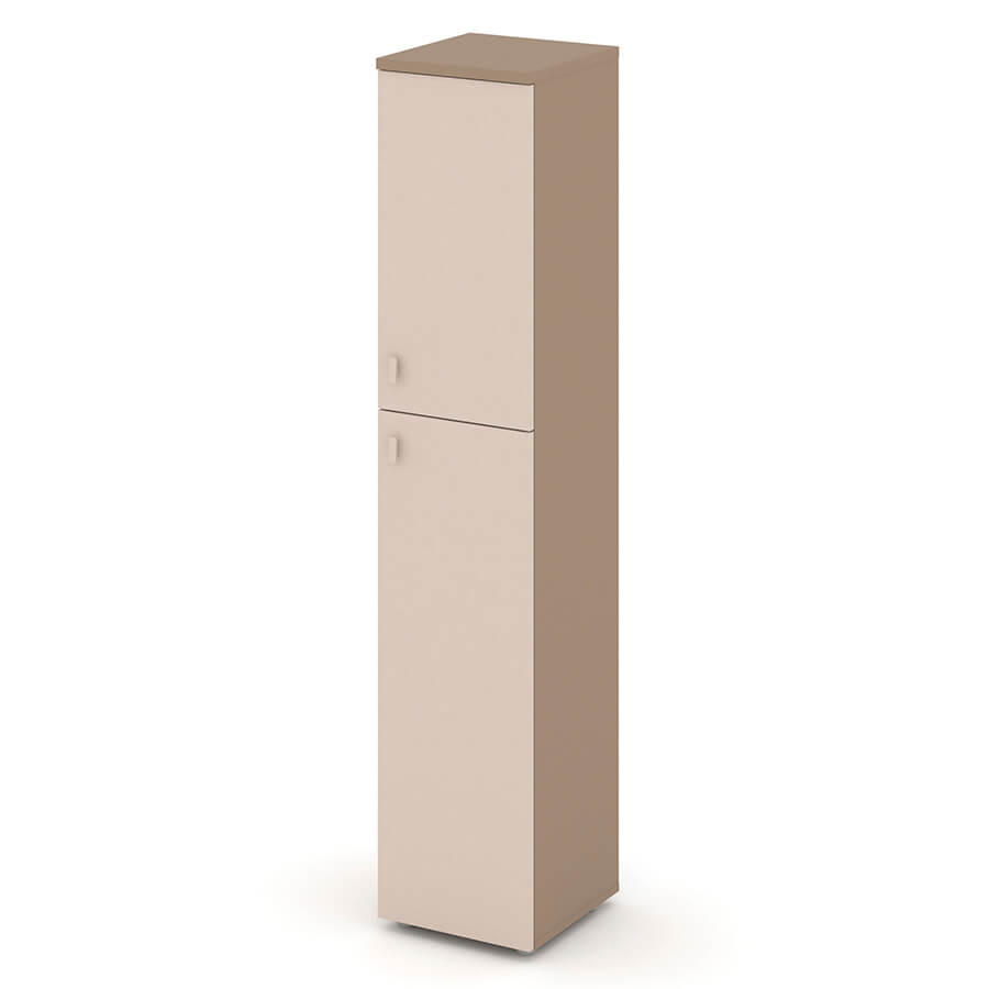 ES.SU-1.8(R) Шкаф высокий узкий правый RIVA Estetica (Латте/Капучино)