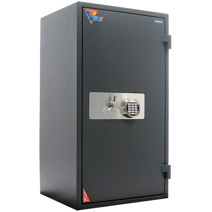 ГАРАНТ ЕВРО 95T EL Огневзломостойкий сейф VALBERG, электронный кодовый (Графит структурированный)