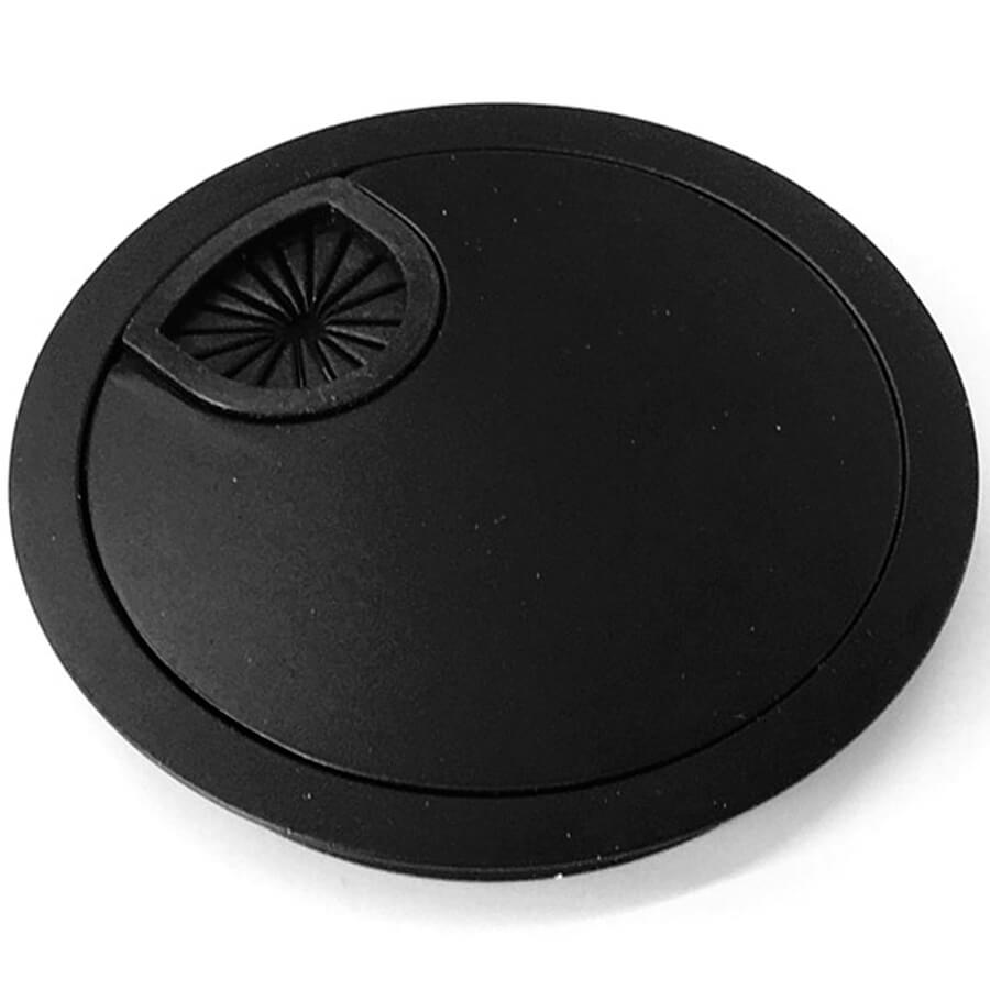 362-80 BL Заглушка кабель-канала Profoffice Forte (Черный)