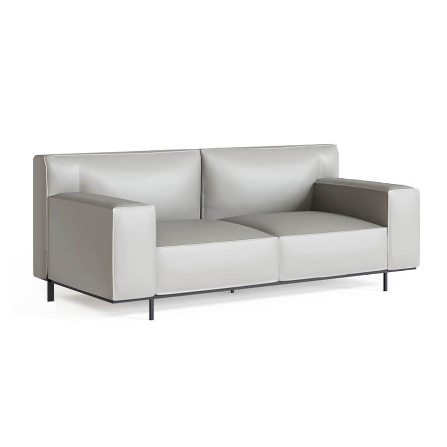 Кп-2 Диван двухместный Капри (Серый (Enzo 900))