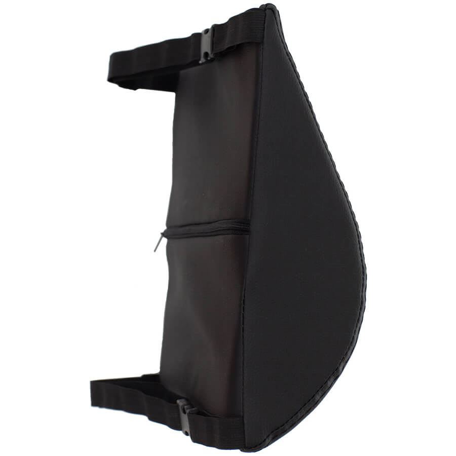 2-BackSupp Big Поддержка поясничная Бюрократ (Искусственная кожа чёрная (black))