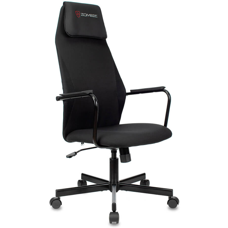 ZOMBIE ONE УЦ Геймерское кресло  Бюрократ, обивка ткань (Черный/карбон)