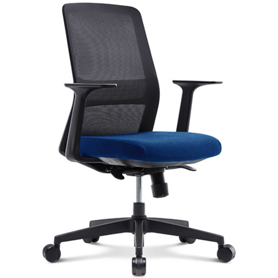 CHN6200CZ Кресло для персонала AROUND Fursys, обивка сетка / ткань (Синее (2H4B))