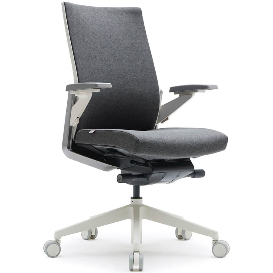 CH4700WAZ Кресло для персонала ZIEL Fursys, обивка ткань (Серое (371))