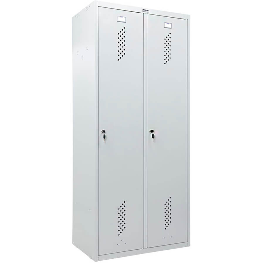 LS-21-80 Шкаф для одежды и сумок ПРОМЕТ, ключевой (Серый полуматовый (RAL 7038))