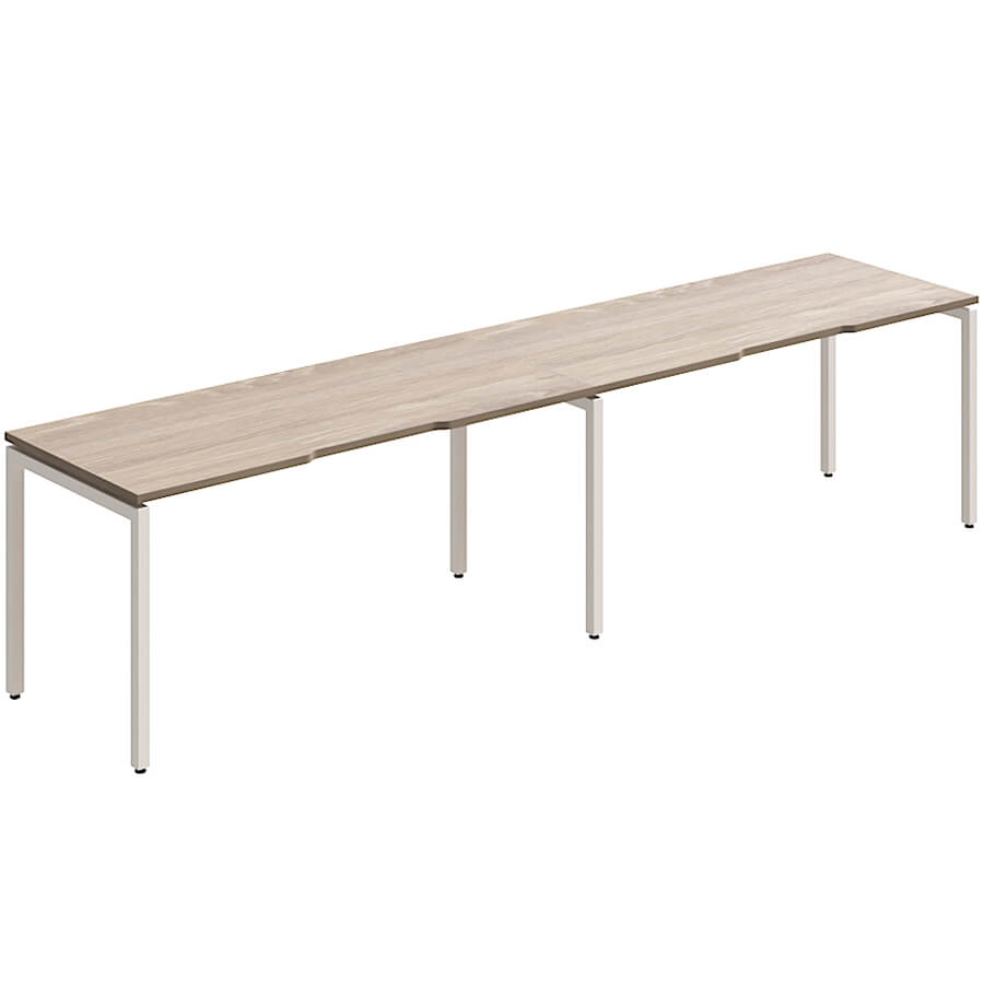 RM-2.2(x2)+F-30 Стол на металлокаркасе Мебель Стиль Rio Project (Дуб верцаска MS)