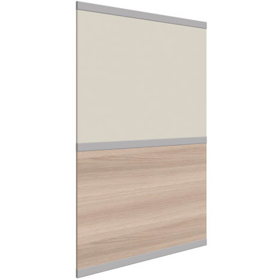 D-160-100.1 Наполнение высокой перегородки Мебель Стиль (Ясень Шимо / Беж)