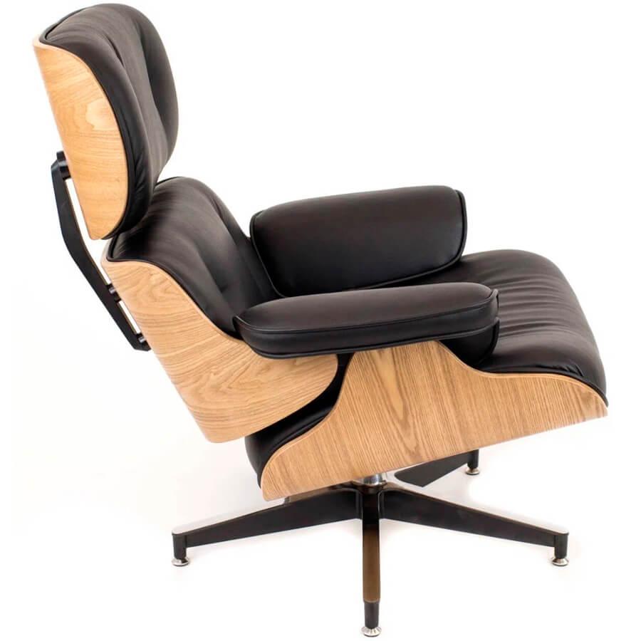 R-1 Реклайнер Relax (Натуральная кожа чёрная)