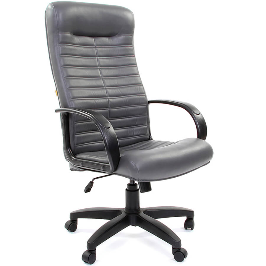 480 LT Кресло для руководителя  Chairman, обивка экокожа (Серый)