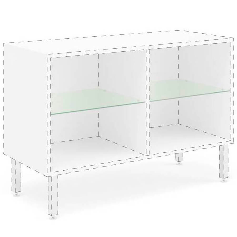 500 21 01 Полки стекло 2 штуки Profoffice ANCONA (Стекло) 500 21 01 Полки стекло 2 штуки Profoffice ANCONA (Стекло)