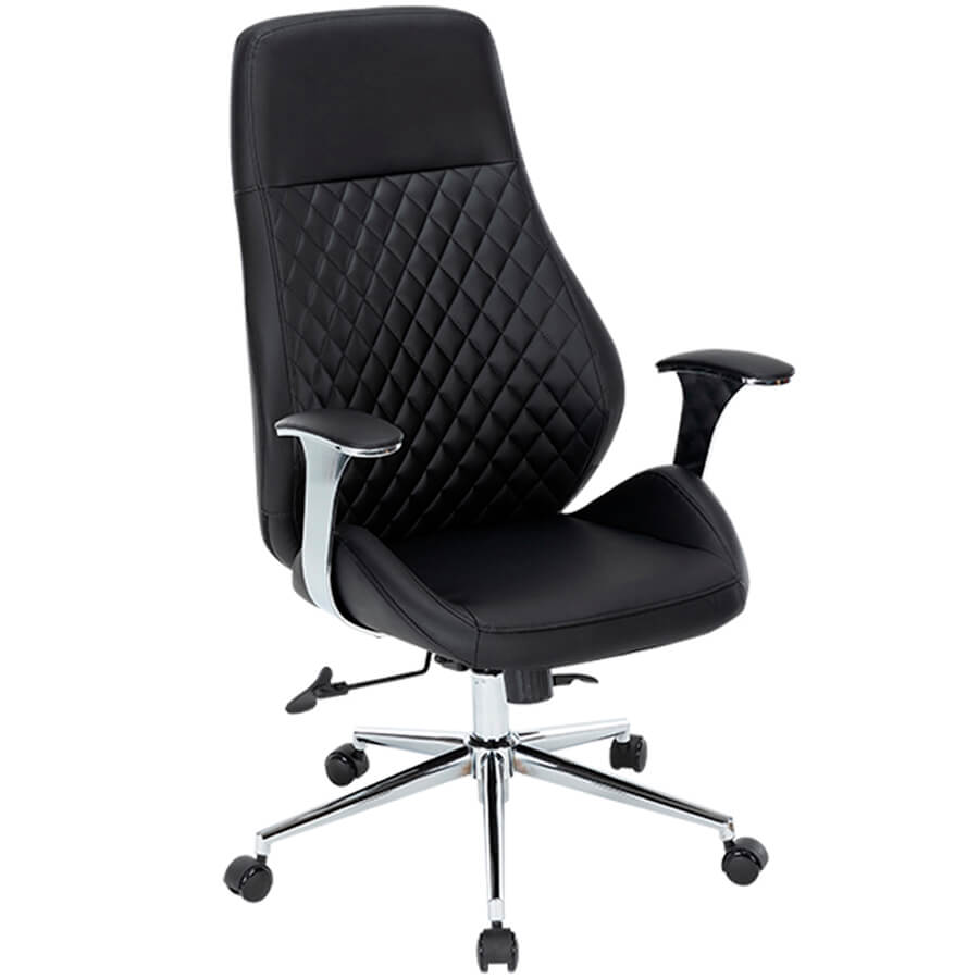 CH790 Кресло для руководителя  Chairman, обивка иск. кожа (Черный)