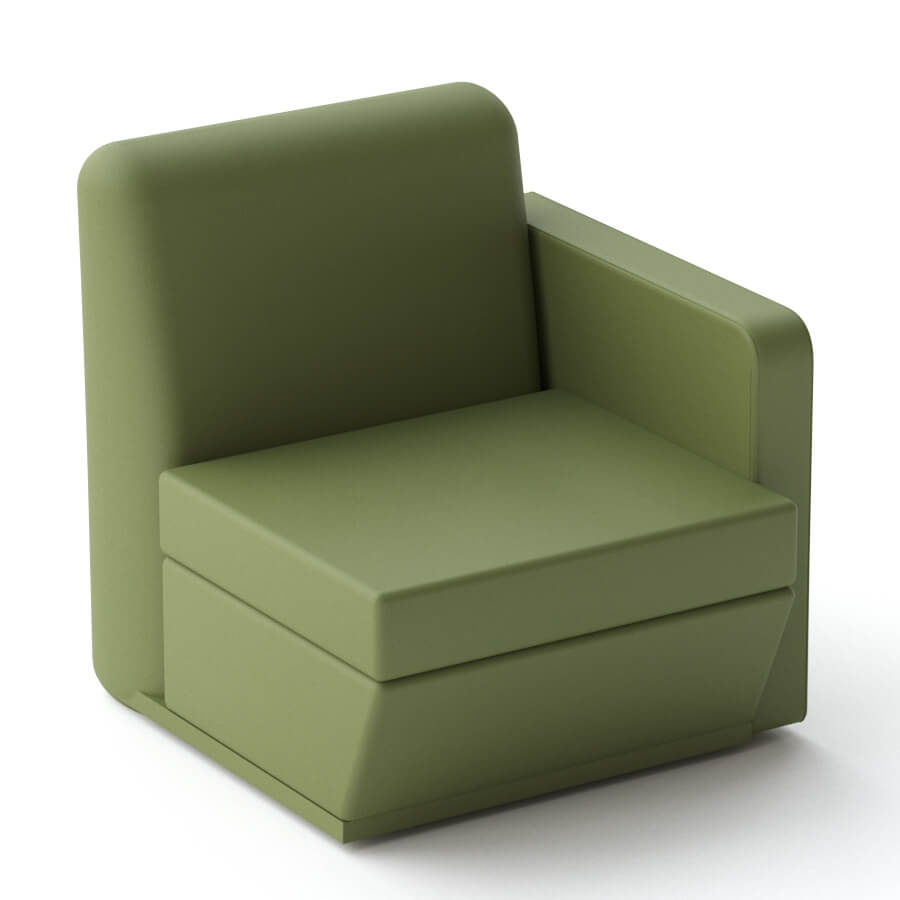 CS5701NVLZ Кресло-модуль левый CS5700 (Зелёное (A447))