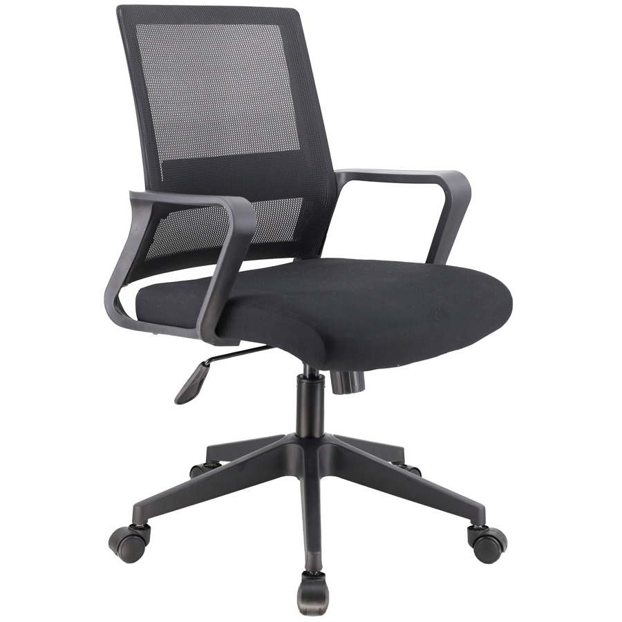 Simple Кресло для персонала  EVERPROF, обивка комбинированный (Чёрный) Simple Кресло для персонала  EVERPROF, обивка комбинированный (Чёрный)