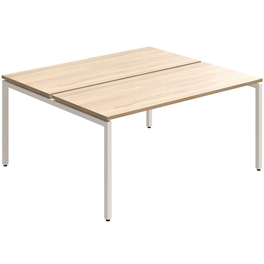 RM-2(x2)+F-46 Стол на металлокаркасе Мебель Стиль Rio Project (Швейцарский вяз MS)