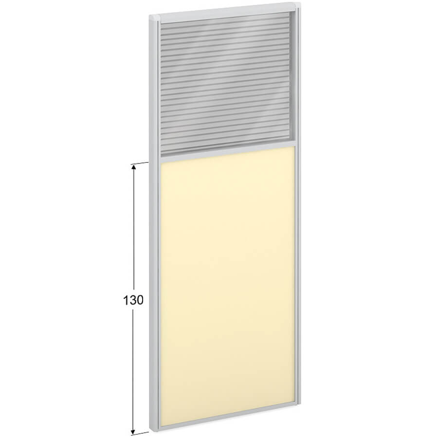 ПК-ЛГ-МДК200х80/130Ж/Д Модуль комбинированный ФЕЛИКС (Стекло+слоновая кость)