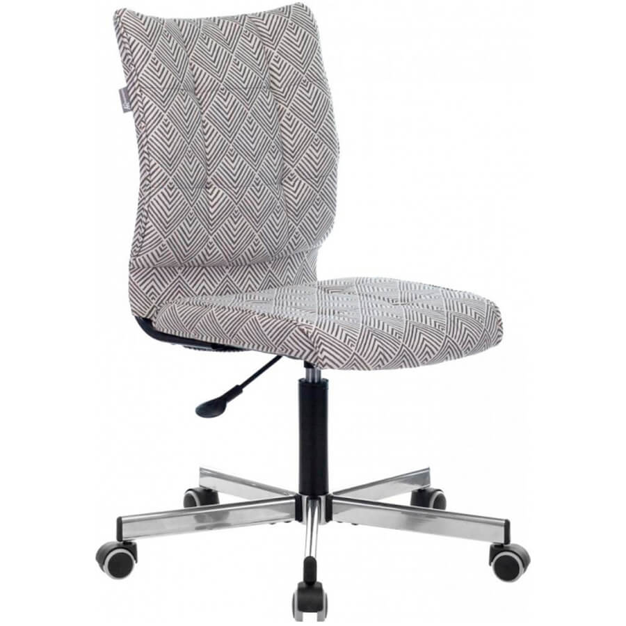 CH-330M LOFT Кресло для персонала  Бюрократ, обивка ткань (Серый Loft ромбик)