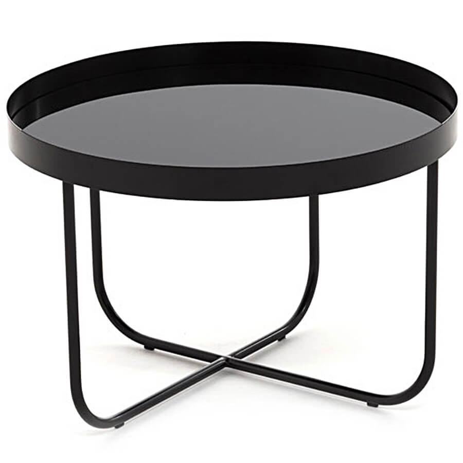 ACC10000000209A Журнальный стол Profoffice (Стекло чёрное/Чёрный)