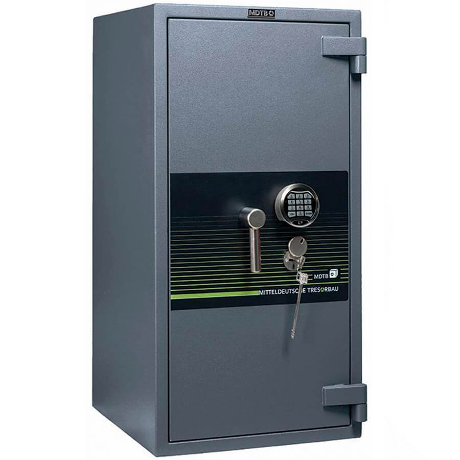 FORT-M 1668 EK Взломостойкий сейф MDTB, электронный кодовый + ключевой (Графит структурированный (RAL 7024))