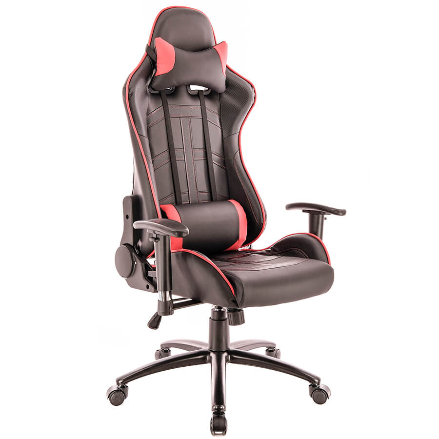 LOTUS S10 Геймерское кресло  EVERPROF, обивка иск. кожа (Черный / вставки красные) LOTUS S10 Геймерское кресло  EVERPROF, обивка иск. кожа (Черный / вставки красные)