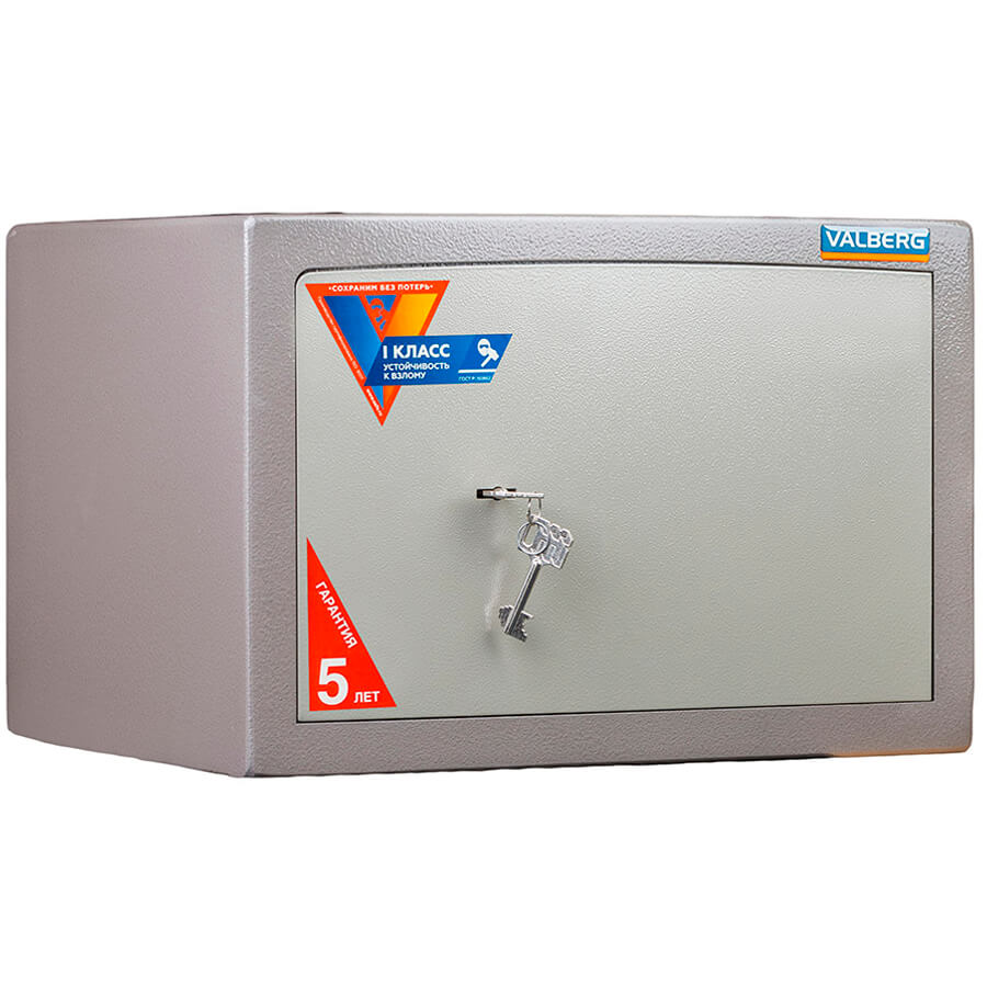 КАРАТ-30 Взломостойкий сейф VALBERG, ключевой (Оттенок коричневого с эффектом молотковой эмали)
