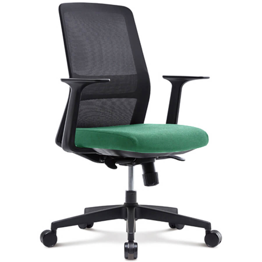 CHN6200CZ Кресло для персонала AROUND Fursys, обивка сетка / ткань (Зелёный (2H7LB))