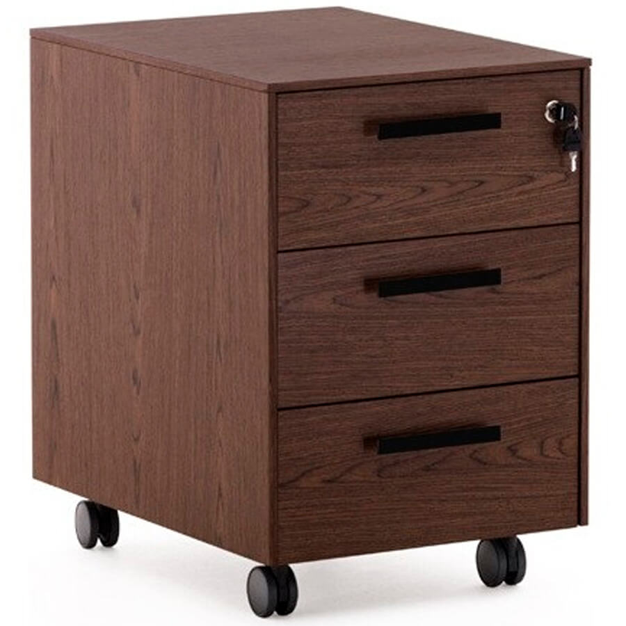 101 501 Тумба подкатная Profoffice Exe (Орех мароне/Чёрный)