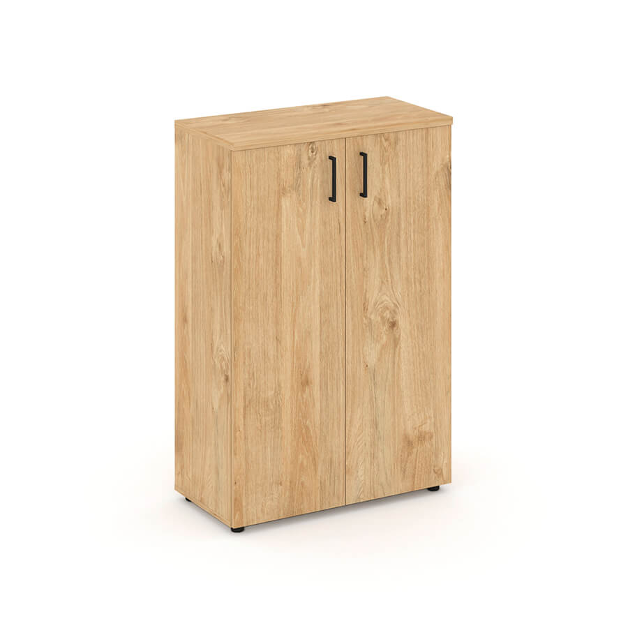 SN.STS.E-204 Шкаф средний широкий RIVA Style Project (Тиквуд Светлый)