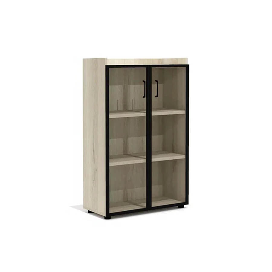 L-44.12 Шкаф Мебель Стиль LINE (Дуб Кронберг / антрацит)