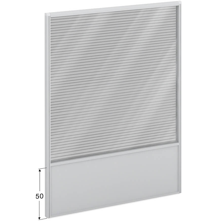 ПК-ЛГ-МДК200х160/50Ж/Д Модуль комбинированный ФЕЛИКС (Стекло+серый)