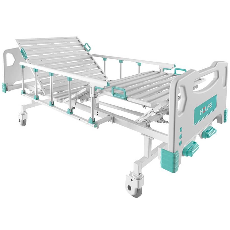 МВ223.1.1.5 (KM-05) Кровать медицинская ПРОМЕТ (Белый металл)