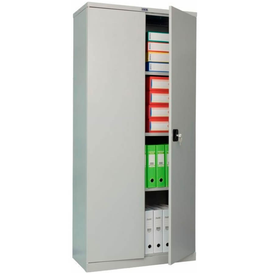 CB-15 Шкаф для офиса ПРОМЕТ, ключевой (Серый полуматовый (RAL 7038))