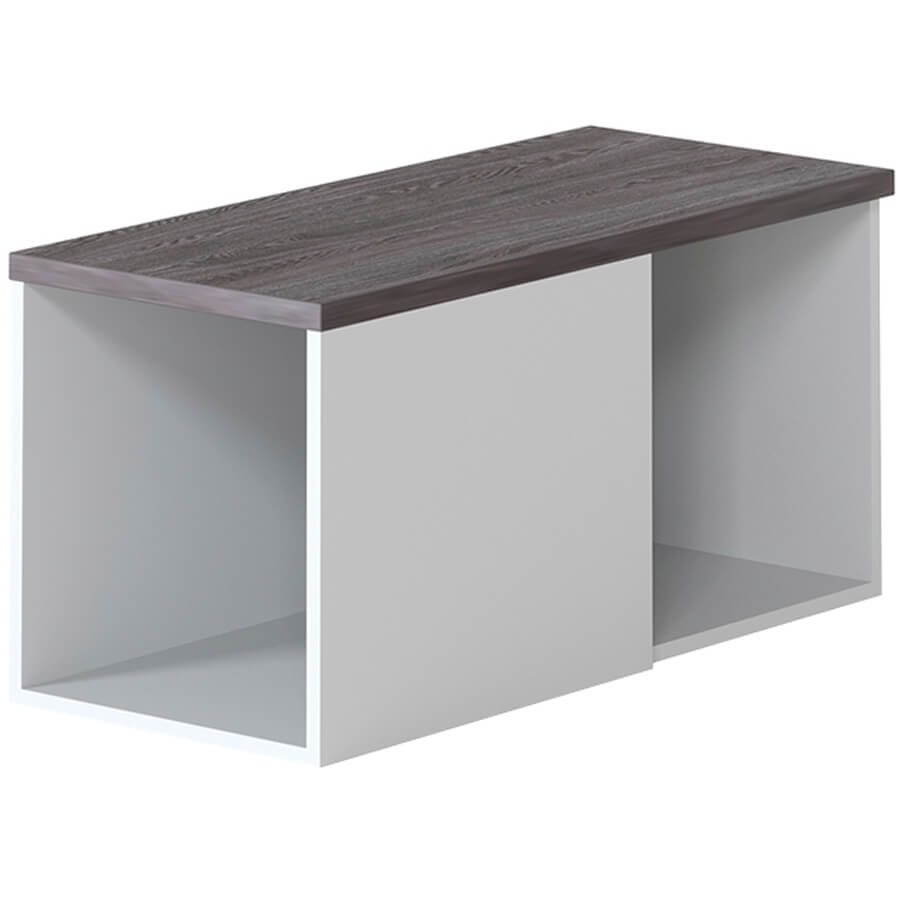 Z-9R Тумба подвесная Мебель Стиль Air Zone (Чёрный ясень/белый MS)