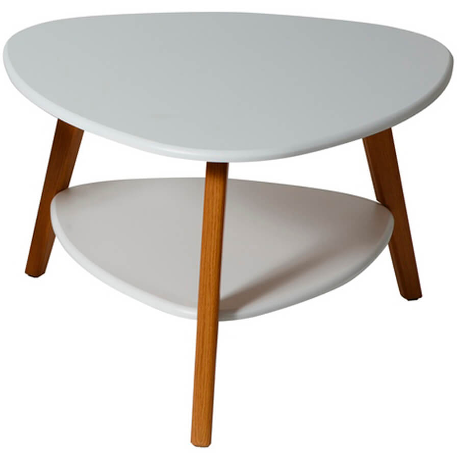 Бруклин Журнальный стол Мебелик (Белый)