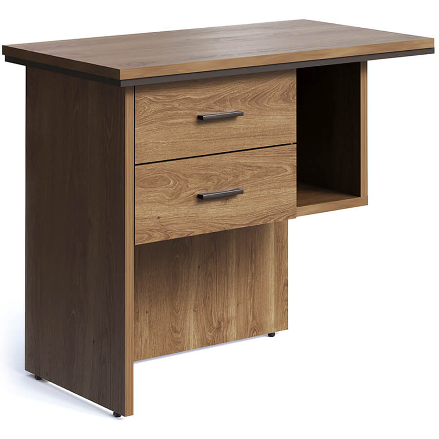 Ot-12L Боковая приставка левая Мебель Стиль On.Top (Рэд Фокс / венге)