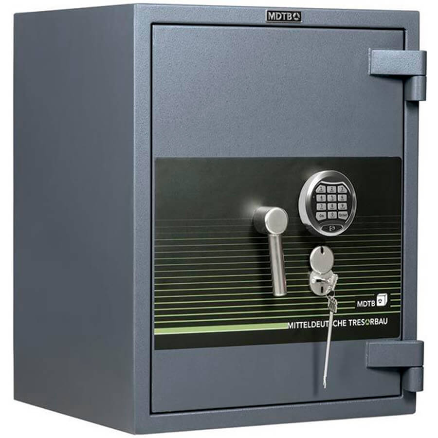 FORT-M 67 EK Взломостойкий сейф MDTB, электронный кодовый + ключевой (Графит структурированный (RAL 7024))